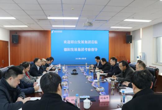 乘势“入圈” 携手共进——眉山发展集团与pa集团官网集团开展合作交流