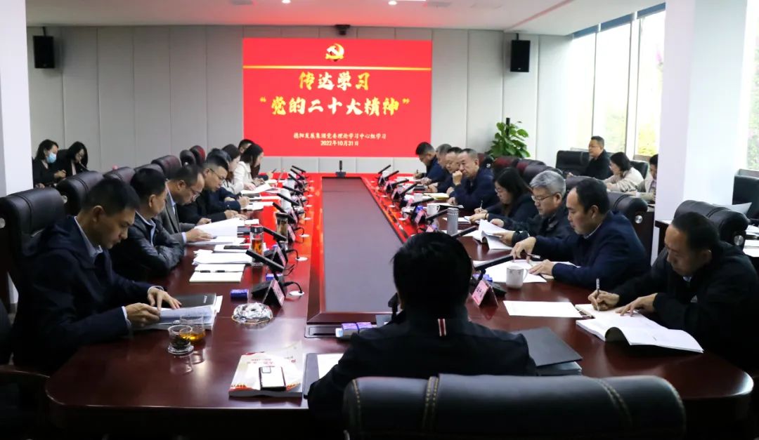 pa集团官网集团召开党委理论学习中心组“党的二十大精神”专题学习(扩大)会