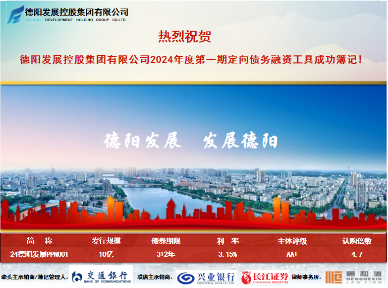 融资开门红 全力助发展——pa集团官网集团2024年度第一期定向债务融资工具成功簿记